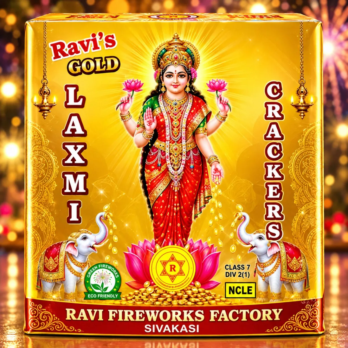 4" Deluxe Gold Lakshmi